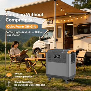 Générateur solaire d'urgence rechargeable avec batterie Lifepo4, station d'alimentation portable 3000w - Product Image 2