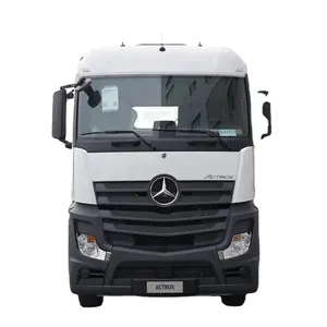 Benz Actros 6X4 Gebruikte Tractortruck Met Handgeschakelde Versnellingsbak Nieuwe Diesel 0Km Camera Zware Vrachtwagen Te Koop In Duitsland