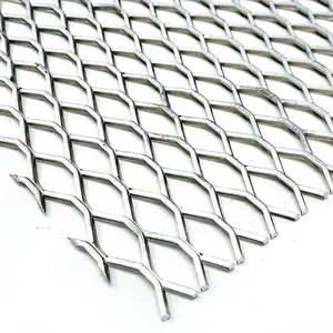 壁式汽车烤架用不锈钢压平板材膨胀金属金刚石网板