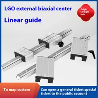 Riel de guía lineal de doble eje de aluminio con bloqueo SGR10 SGR15 SGR20, bloque deslizante de rodillos silencioso para CNC DIY y seguimiento de cámaras