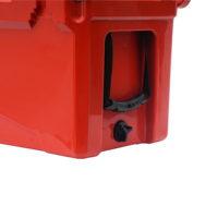 Glacière isotherme rotomoulée portable grande capacité 50L pour aliments et boissons, idéale camping, pêche, extérieur, usage intensif