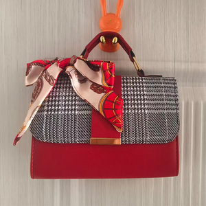 Borse da Donna di Design Stile <span class=keywords><strong>Vintage</strong></span>, Borse a Mano da Donna per la Moda Primaverile, Borsa da Festa in Pelle PU Tinta Unita di Lusso con Chiusura a Coperchio - Product Image 3