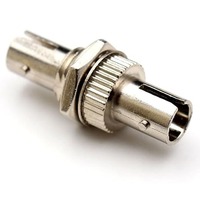 Adaptateur fibre optique ST vers ST Simplex Monomode ST UPC 0.2dB Coupleur métallique 1000 Mating pour Boîtier terminal ODF FTTH avec raccord à bride