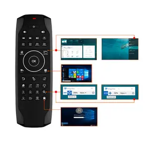 2.4ghz rf wireless win10 g7 smart tv universal remote control frequency meter backlit mini mouse keyboard