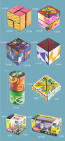 Cube Magique Infini Jouet Anti-Stress