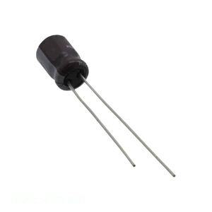 ตัวเก็บประจุแบบมีรูผ่านรู47 uF 20% V ตัวเก็บประจุ USF0J470MDD 47 uF - Product Image 1