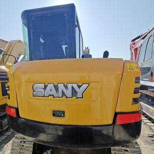 Excavatrice hydraulique compacte Sany SY60C - Moteur puissant et économe en carburant pour les travaux municipaux - Product Image 6