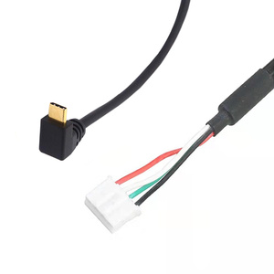 Cable USB Tipo C en Ángulo Recto/Recto, Tipo C 3.0 a JST Molex de 4 y 5 Pines - Product Image 1