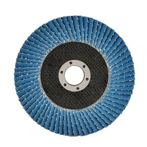 DELUN Chine Direct haute Performance 115 mm oxyde de zircone roue à lamelles en acier inoxydable pour meuleuse de colère - Product Image 1