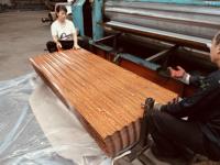 Korrosionsbeständige Witterungsbeständige Vorbeschichtete Metall-Wellblechplatten Trapezförmige Dachziegel für Fabriken