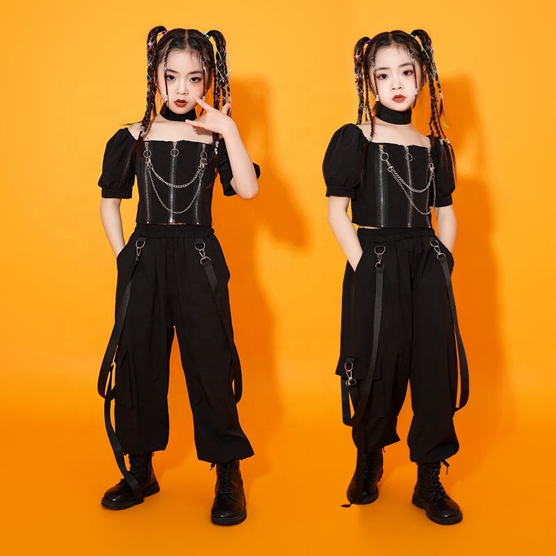 Disfraz Cosplay De Estilo K-pop Para Niña – Conjunto Completo De Hip Hop Con Accesorios, Ideal Para Carnaval, Halloween Y Fiestas Temáticas (2-14 Años)
