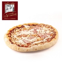 380g Italien Pizza Surgelée Au Jambon et Au Fromage Rond 28 cm Giuseppe Verdi Sélection GVERDI Fabriqué en Italie Italien Congelé Prêt Pizza