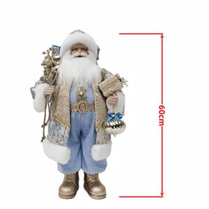 2026新品カスタマイズ45/60cm手作り高級クリスマスデコレーションサンタクロース人形クリスマスギフト手工芸品オーナメントサンタクロース - Product Image 3