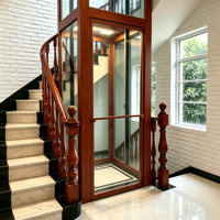 Ascenseur moderne pour petite villa, ascenseur résidentiel personnalisé, livraison directe d'usine, installation intérieure et extérieure