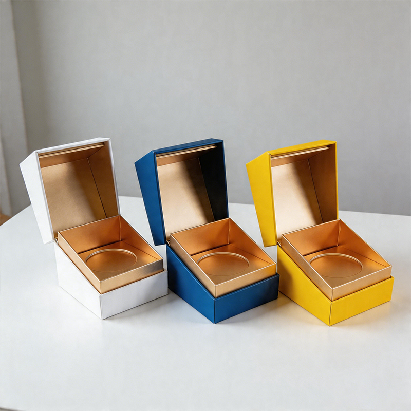 Custom Logo Printed Design Creativity Makeup Packaging Cosmetics Perfume Scented Candle Jar Gifts Rigid Paper Boxes with Insert