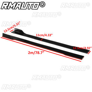 Nouvelles jupes latérales de 2m, séparateurs de bas de caisse, ailerons diffuseurs universels pour HONDA CIVIC ACCORD, TOYOTA COROLLA CAMRY RAV4 - Product Image 5