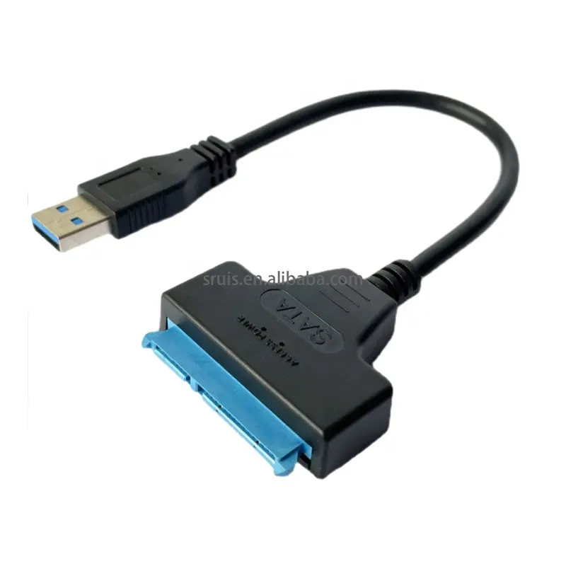 6 Gbps สาย SATA เป็น USB สาย2.0 3.0สำหรับฮาร์ดไดรฟ์ภายนอก HDD SSD ฮาร์ดไดรฟ์ SATA 3 22ขาสายคอมพิวเตอร์