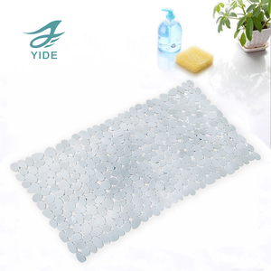 YIDE Grey Color Suckers Stone Bath <strong>Mat</strong> <strong>Non</strong> <strong>Slip</strong> Bathroom Bath <strong>Mats</strong> <strong>Non</strong> <strong>Slip</strong> - Product Image 4