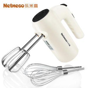 Netmego Handheld Electric Egg Beater 5 Speed Adjustable Cream Whipper For Baking Stirring Mixing With Wire Whip Accessory - Product Image 1