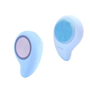 Nâng ở nhà có thể sạc lại làm sạch máy massavge Silicon Mặt Cleaner bàn chải