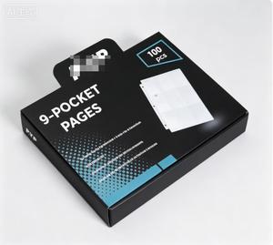 Pages de classement transparentes de qualité supérieure à 9 poches pour cartes, protège-cartes à 3 anneaux pour cartes à collectionner TCG - Product Image 4