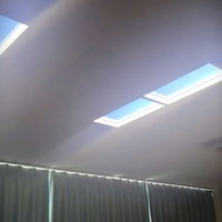 Luz Artificial LED Inteligente de 100W, Simulación de Cielo Azul, 632*632*H40mm, 2 Rejillas, 1 Pieza, Control por WiFi Tuya