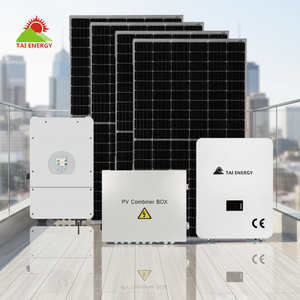 Système solaire photovoltaïque monocristallin Tai Energy 6 kW avec batterie lithium-ion et suivi solaire pour la maison - Meilleur prix - Product Image 1
