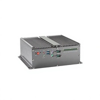 Ordinateur industriel sans ventilateur MINI BOX PC Embarqué IPC Intel J3455 2LAN 6COM 6USB avec emplacement d'extension PCI-E X4, large plage de température, CE RoHS