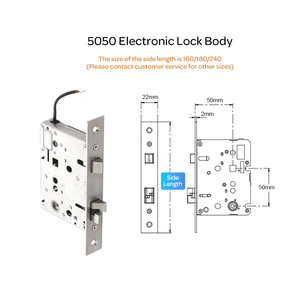 <span class=keywords><strong>Serrure</strong></span> de porte intelligente sans clé TTLock TUYA WIFI avec empreintes digitales, <span class=keywords><strong>code</strong></span> numérique, carte RFID, compatible avec GL-DF100 - Product Image 5
