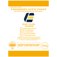 Peinture de marquage routier couleur personnalisée, revêtement en poudre à bas prix pour application thermique avec époxy thermoplastique