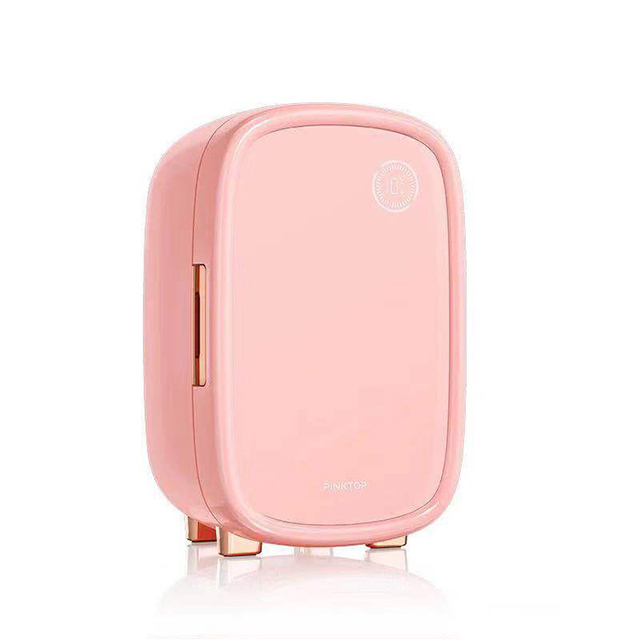 12L Plastic Mini Beauty Fridge for Skincare Cosmetics-Portable Compact Cooler USB/Electric Powered Quiet Operation Hotel Use