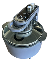 Friteuse à air numérique multifonction rotative en acier inoxydable sans huile avec fonction visible pour usage domestique