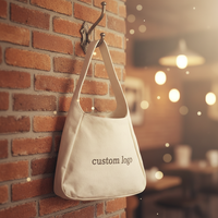Sac fourre-tout en toile personnalisé avec logo, grande capacité, écologique, avec fermeture à bouton-pression pour les trajets quotidiens et les courses