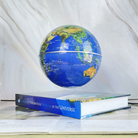 Globo Terráqueo Magnético de Levitación HCNT con Forma de Libro, Flotante y Giratorio para Niños y Fines Educativos