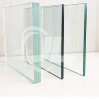 Verre trempé cannelé de 6mm verre trempé en verre clair recuit avec film pour fenêtres intelligentes