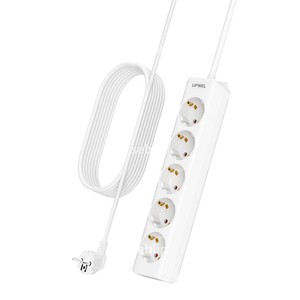 Multiprise en cuivre épaissi avec prise européenne, distributeur d'énergie multi-prises avec différentes tailles de prises, solution d'alimentation fiable - Product Image 1