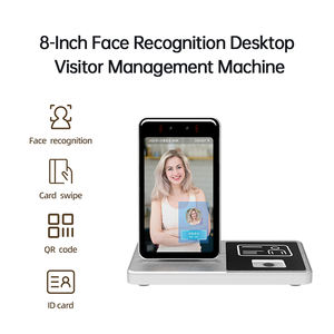 Système de gestion des visites clients et des files d'attente hospitalières, Écran d'entrée des visiteurs, Terminal de check-in des visiteurs en libre-service - Product Image 2