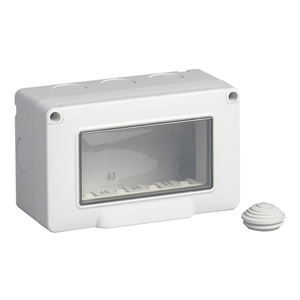 Contenitore IP55 4M 13.6X8.3X6.6 cm con finestra trasparente per custodie elettroniche - Product Image 1