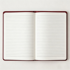 Agenda per Obiettivi in Pelle PU Bordeaux Personalizzata con <span class=keywords><strong>Copertina</strong></span> <span class=keywords><strong>a</strong></span> <span class=keywords><strong>Righe</strong></span> Goffrate per il Monitoraggio degli Obiettivi - Product Image 3