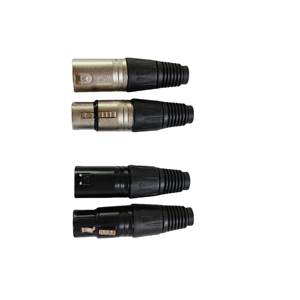 Konektor kabel XLR, sepasang 3 Pin kecil steker Mini pria/wanita untuk mikrofon Audio - Product Image 3