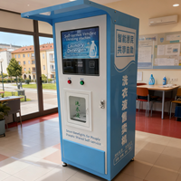 Distributeur automatique intelligent de liquides pour la distribution de savon liquide et d'huile de cuisson avec emballage en cartons