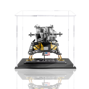 Módulo <span class=keywords><strong>Lunar</strong></span> Apollo 11 10266 Caja Sorpresa Coleccionable con Tapa Antipolvo 0.5kg Transparente para Almacenamiento de Escritorio y Exhibición de Juguetes - Product Image 1