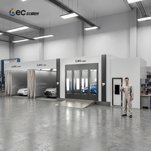 Four à cuire électrique compact OBEC, <span class=keywords><strong>cabine</strong></span> de <span class=keywords><strong>peinture</strong></span> automatique peu encombrante avec porte <span class=keywords><strong>pliable</strong></span> pour petit garage urbain ou atelier - Product Image 6