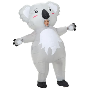 Nouveau Costume de Mascotte Gonflable Koala Unisexe en Polyester 150-190cm – Amusant pour Halloween, Cosplay Adulte, Fête de <span class=keywords><strong>Couple</strong></span> - Product Image 1