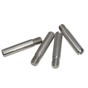 M4-M10 Stainless Steel 304 Din 427 Slotted Tanpa Kepala Sekrup Paralel Pin dengan Benang Eksternal