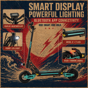 Scooter Eléctrico Plegable de 10 Pulgadas, 48V, 800W para Adultos, 30MPH de Alta Velocidad, Scooter Eléctrico para Desplazamientos, Potente Scooter Eléctrico de Largo Alcance para Adultos <span class=keywords><strong>PR</strong></span> - Product Image 4