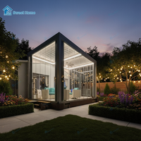 Pergola extérieure en aluminium de qualité supérieure Sweet Home, installation facile, résistante aux intempéries, avec toit à lamelles, pour jardin