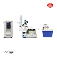 Vacuum Rotary Evaporator with Chiller and Vacuum Pump Pilot Plant System