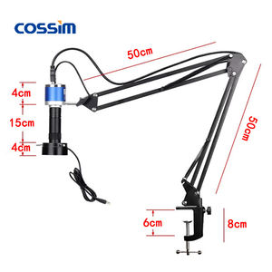 <span class=keywords><strong>Microscope</strong></span> vidéo numérique universel 4K 90X Zoom HD USB électronique <span class=keywords><strong>Microscope</strong></span> stéréo avec support pliable et rabattable Réparation de téléphone - Product Image 3