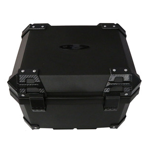 Caja superior de plástico PP para motocicleta, caja trasera modificada para motocicleta, se puede personalizar con patrones, 45 litros, negro, <span class=keywords><strong>Jiangsu</strong></span> - Product Image 5